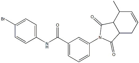 n bromophenyl 1,3 dioxo 1,3,3a,4,7,7a hexahydro 2h isoindol benzamide 1212174 86